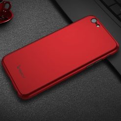 Lacné Kryty | Puzdro iPaky 360 Protection Full Body červené + Tvrdené sklo – iPhone 6/6S | Lacné Kryty