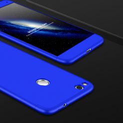 Lacné Kryty | Puzdro 360 Protection modré – Huawei P9 Lite 2017 / Huawei P8 Lite 2017 / Honor 8 Lite | Lacné Kryty
