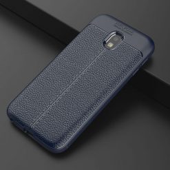 Lacné Kryty | Zadný kryt litchi pattern modrý – Samsung Galaxy J5 2017 | Lacné Kryty