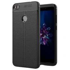 Lacné Kryty | Zadný kryt lichi pattern čierny – Huawei P9 Lite 2017 / P8 Lite 2017 / Honor 8 Lite | Lacné Kryty