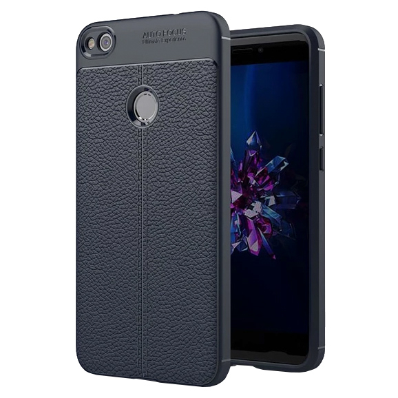 Zadný kryt litchi pattern modrý – Huawei P9 Lite 2017 / P8 Lite 2017 / Honor 8 Lite | Lacné Kryty Lacné Kryty | Zadný kryt litchi pattern modrý – Huawei P9 Lite 2017 / P8 Lite 2017 / Honor 8 Lite | Lacné Kryty