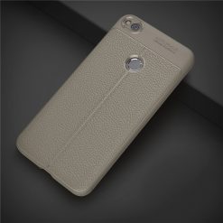 Lacné Kryty | Zadný kryt litchi pattern sivý – Huawei P9 Lite 2017 / P8 Lite 2017 / Honor 8 Lite | Lacné Kryty