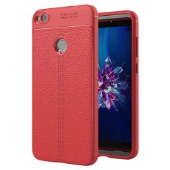Lacné Kryty | Zadný kryt litchi pattern červený – Huawei P9 Lite 2017 / P8 Lite 2017 / Honor 8 Lite | Lacné Kryty