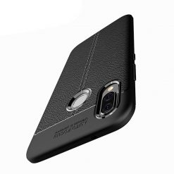 Lacné Kryty | Zadný kryt litchi pattern čierny– Huawei P20 Lite | Lacné Kryty