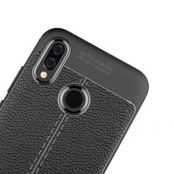 Lacné Kryty | Zadný kryt litchi pattern čierny– Huawei P20 Lite | Lacné Kryty