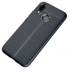 Lacné Kryty | Zadný kryt litchi pattern modrý – Huawei P20 Lite | Lacné Kryty