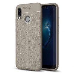 Zadný kryt lichi pattern sivý – Huawei P20 Lite