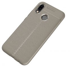 Lacné Kryty | Zadný kryt litchi pattern sivý – Huawei P20 Lite | Lacné Kryty