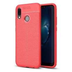 Zadný kryt lichi pattern červený – Huawei P20 Lite