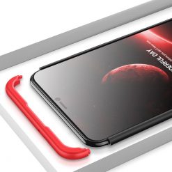 Lacné Kryty | Puzdro 360 Protection čierno-červené – Huawei P20 Lite | Lacné Kryty