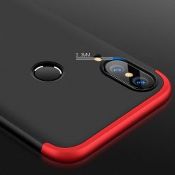 Lacné Kryty | Puzdro 360 Protection čierno-červené – Huawei P20 Lite | Lacné Kryty