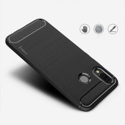 Lacné Kryty | Zadný kryt iPaky Slim Carbon čierny – Huawei P20 Lite | Lacné Kryty