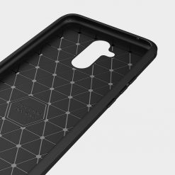Lacné Kryty | Pevný kryt Carbon červený – Huawei Mate 20 lite | Lacné Kryty