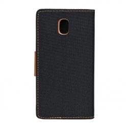 Lacné Kryty | Peňaženkové puzdro Canvas Book čierne – Samsung Galaxy J5 2017 | Lacné Kryty
