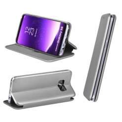 Lacné Kryty | Peňaženkové puzdro Elegance sivé – iPhone 5/5S/SE | Lacné Kryty