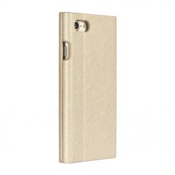 Lacné Kryty | Knižkové puzdro Forcell Bravo Book zlaté – iPhone 6/6S | Lacné Kryty