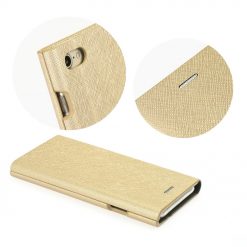 Lacné Kryty | Knižkové puzdro Forcell Bravo Book zlaté – iPhone 6/6S | Lacné Kryty