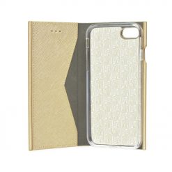Lacné Kryty | Knižkové puzdro Forcell Bravo Book zlaté – iPhone 6/6S | Lacné Kryty