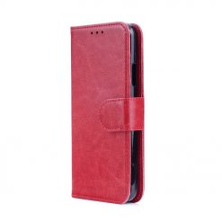 Lacné Kryty | Peňaženkové puzdro Twin 2in1 červené – Samsung Galaxy A8 2018 | Lacné Kryty