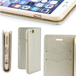 Lacné Kryty | Knižkové puzdro Magnet Book zlaté – Huawei Mate 20 Lite | Lacné Kryty