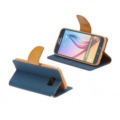 Lacné Kryty | Puzdro Canvas Book case námornícka modrá – Huawei Mate 20 Lite | Lacné Kryty