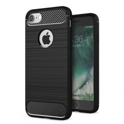 Zadný kryt Forcell Carbon čierny – iPhone 7/8