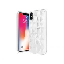 Silikónový kryt Prism biely – iPhone X / XS