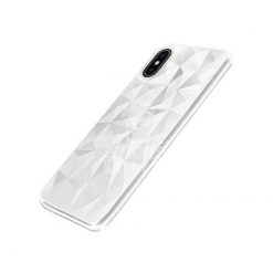 Lacné Kryty | Silikónový kryt Prism biely – iPhone X / XS | Lacné Kryty