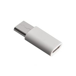 Redukcia z Micro USB na USB-C biela | Lacné Kryty Lacné Kryty | Redukcia z Micro USB na USB-C biela | Lacné Kryty