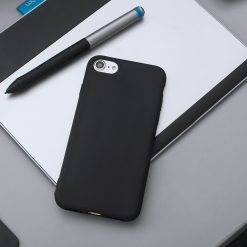 Lacné Kryty | Zadný kryt Soft Matt čierny – Apple iPhone 7 / iPhone 8 / iPhone SE 2020 / iPhone SE 2022 | Lacné Kryty