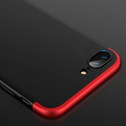 Lacné Kryty | Puzdro 360 Protection čierno-červené – iPhone 7 / 8 | Lacné Kryty