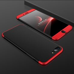 Lacné Kryty | Puzdro 360 Protection čierno-červené – iPhone 7 / 8 | Lacné Kryty