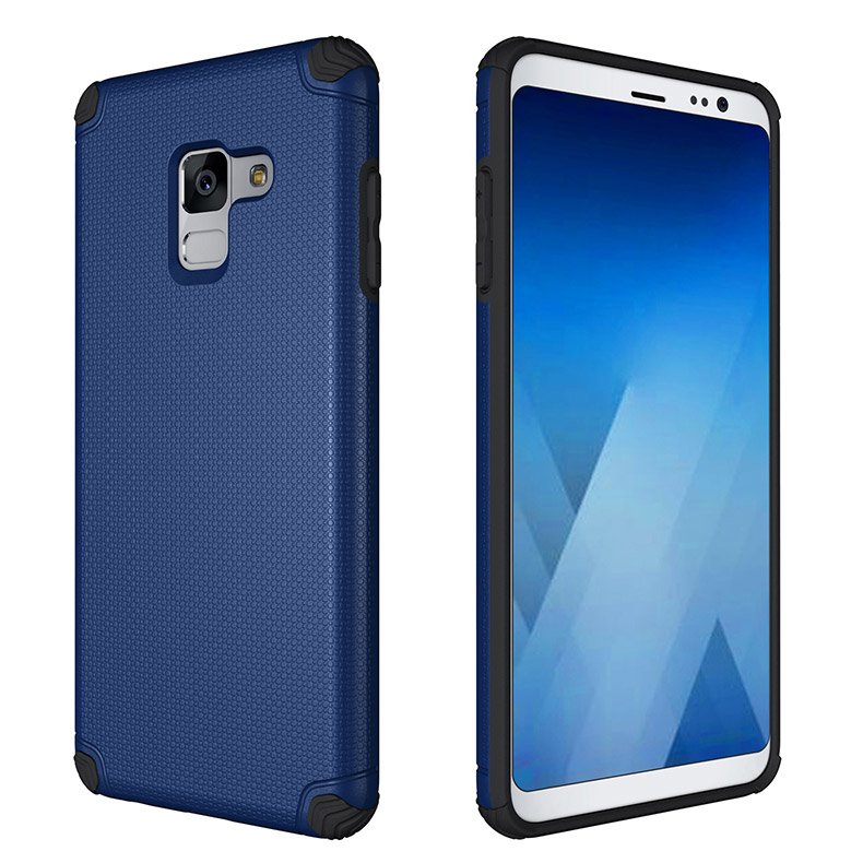 Odolný kryt Light Armor námornícky modrý – Samsung Galaxy A8 2018 | Lacné Kryty Lacné Kryty | Odolný kryt Light Armor námornícky modrý – Samsung Galaxy A8 2018 | Lacné Kryty