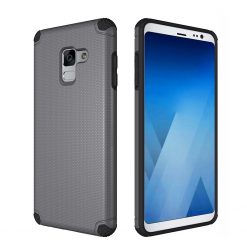 Lacné Kryty | Odolný kryt Light Armor sivý – Samsung Galaxy A8 2018 | Lacné Kryty