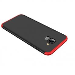 Lacné Kryty | Puzdro 360 Protection čierno-červené – Samsung Galaxy A8 2018 | Lacné Kryty