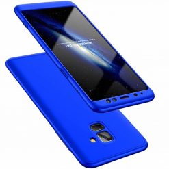 Lacné Kryty | Puzdro 360 Protection modré – Samsung Galaxy A8 2018 | Lacné Kryty