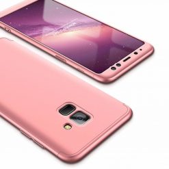 Lacné Kryty | Puzdro 360 Protection ružové – Samsung Galaxy A8 2018 | Lacné Kryty