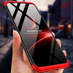 Puzdro 360 Protection čierno-červené – Huawei Mate 20 Lite | Lacné Kryty Lacné Kryty | Puzdro 360 Protection čierno-červené – Huawei Mate 20 Lite | Lacné Kryty