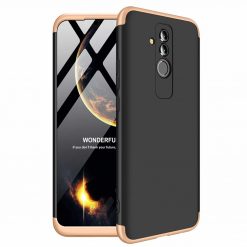 Puzdro 360 Protection čierno-zlaté – Huawei Mate 20 Lite