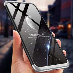 Puzdro 360 Protection čierno-strieborné – Huawei Mate 20 Lite | Lacné Kryty Lacné Kryty | Puzdro 360 Protection čierno-strieborné – Huawei Mate 20 Lite | Lacné Kryty
