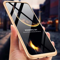 Lacné Kryty | Puzdro 360 Protection zlaté – Huawei Mate 20 Lite | Lacné Kryty