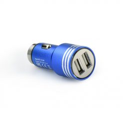 Lacné Kryty | Nabíjačka Do Auta Blun Na 2 Usb Modrá | Lacné Kryty