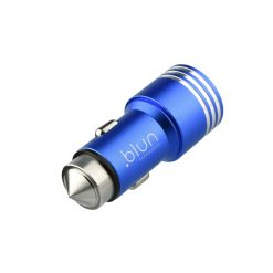 Lacné Kryty | Nabíjačka Do Auta Blun Na 2 Usb Modrá | Lacné Kryty