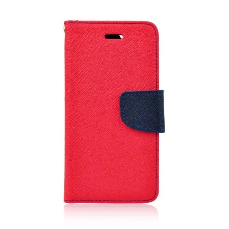 Puzdro Fancy Book červené – Huawei P8 Lite 2017 / P9 Lite 2017 / Honor 8 Lite