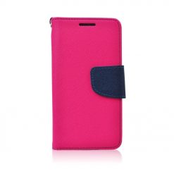 Peňaženkové puzdro Fancy Book ružovo-modré – iPhone X / XS