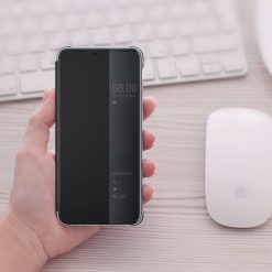 Lacné Kryty | Puzdro Huawei Smart View čierne – Huawei P20 Lite | Lacné Kryty