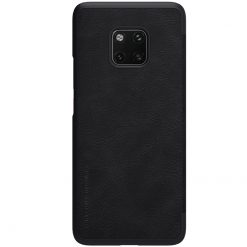 Lacné Kryty | Knižkové puzdro Nillkin Qin eco leather čierne – Huawei Mate 20 Pro | Lacné Kryty