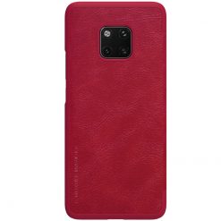 Lacné Kryty | Knižkové puzdro Nillkin Qin eco leather červené – Huawei Mate 20 Pro | Lacné Kryty