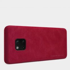 Lacné Kryty | Knižkové puzdro Nillkin Qin eco leather červené – Huawei Mate 20 Pro | Lacné Kryty