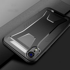 Lacné Kryty | Pružný kryt iPaky Shark čierny – iPhone Xr | Lacné Kryty